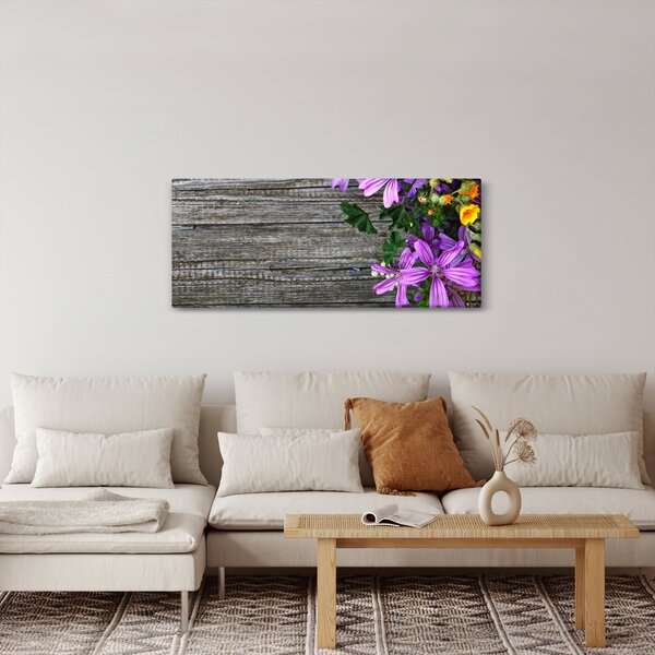 Slika - livadsko cvijeće (120x50 cm)