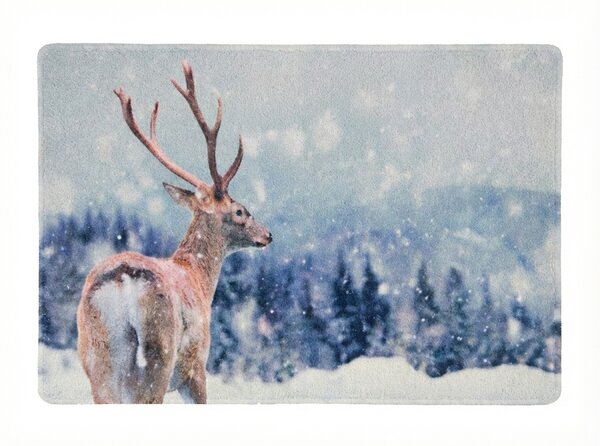 Božićna otirač WILD IN WHITE 38x58 cm - više varijanti Varijanta: Lisica