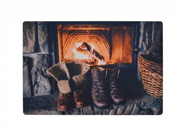 Božićna otirač RUSTIC WELCOME 38x58 cm - više varijanti Varijanta: Klizaljke