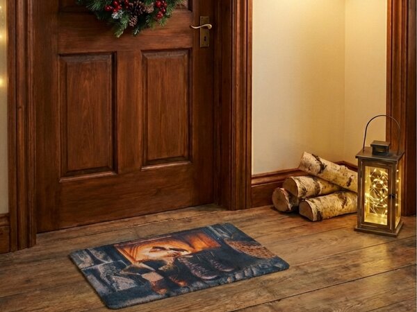 Božićna otirač RUSTIC WELCOME 38x58 cm - više varijanti Varijanta: Klizaljke