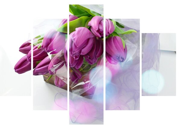 Slika - buket tulipana (150x105 cm)