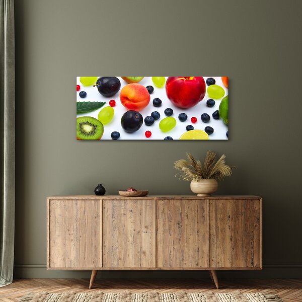 Slika voća s kapima vode (120x50 cm)