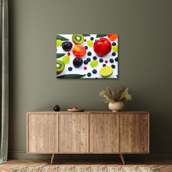 Slika voća s kapima vode (70x50 cm)