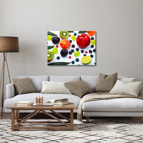 Slika voća s kapima vode (70x50 cm)