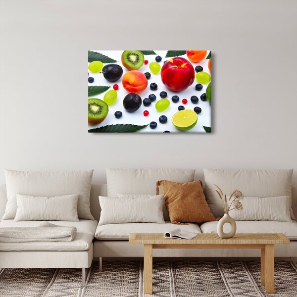 Slika voća s kapima vode (90x60 cm)