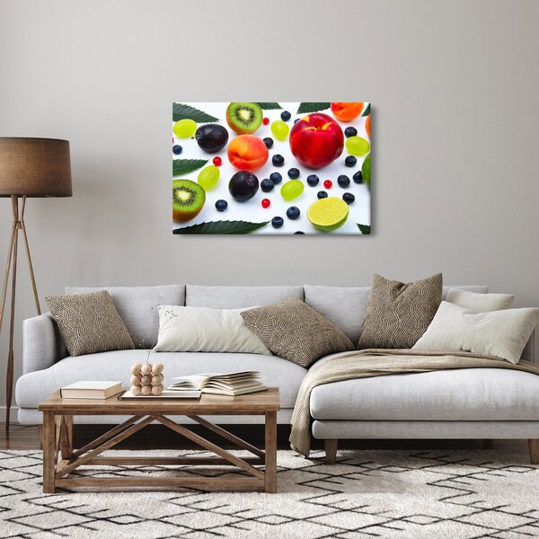 Slika voća s kapima vode (90x60 cm)