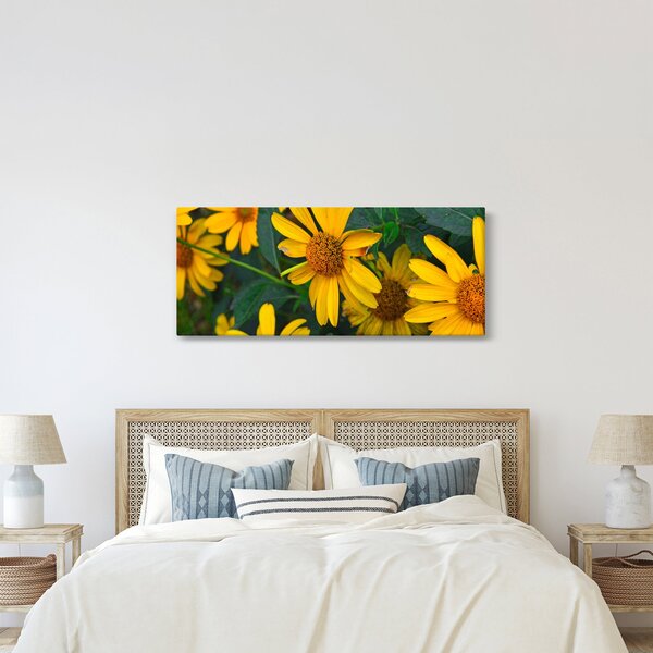 Slika žutih cvjetova (120x50 cm)
