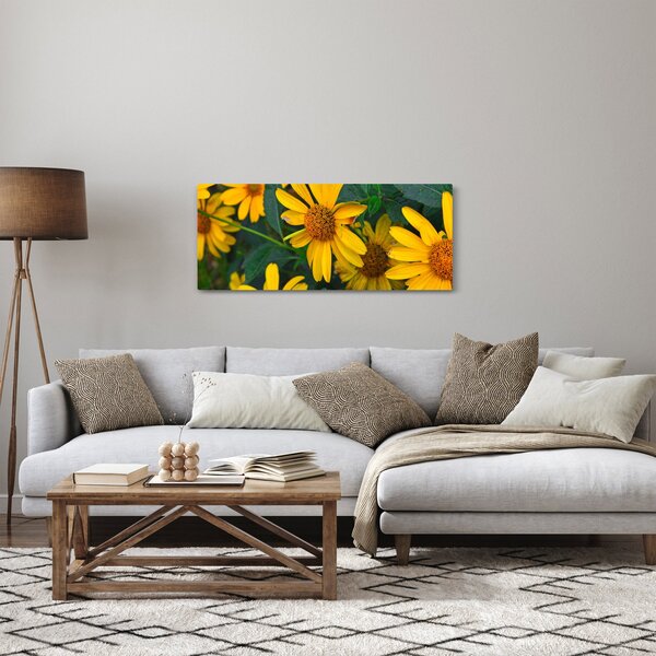 Slika žutih cvjetova (120x50 cm)