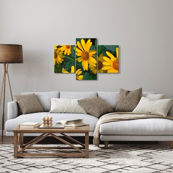 Slika žutih cvjetova (90x60 cm)