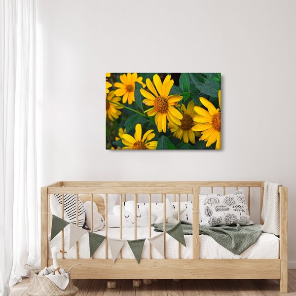 Slika žutih cvjetova (90x60 cm)