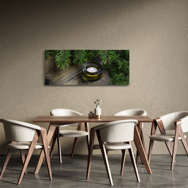 Slika - božićna svijeća (120x50 cm)