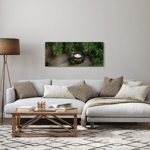 Slika - božićna svijeća (120x50 cm)
