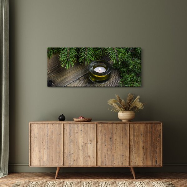 Slika - božićna svijeća (120x50 cm)