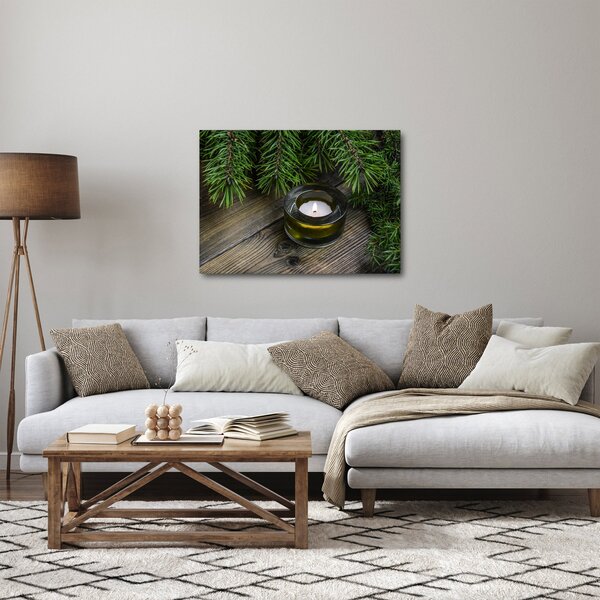 Slika - božićna svijeća (70x50 cm)