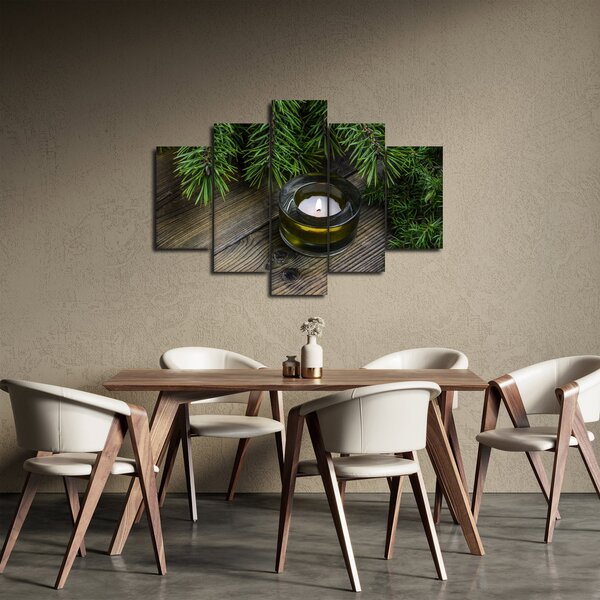 Slika - božićna svijeća (150x105 cm)