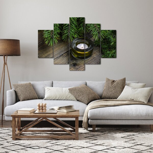 Slika - božićna svijeća (150x105 cm)
