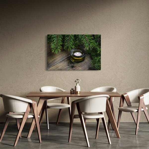 Slika - božićna svijeća (90x60 cm)