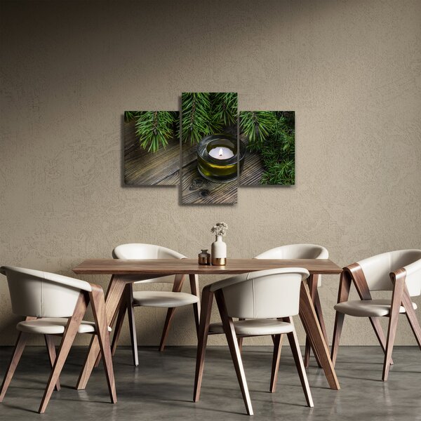 Slika - božićna svijeća (90x60 cm)