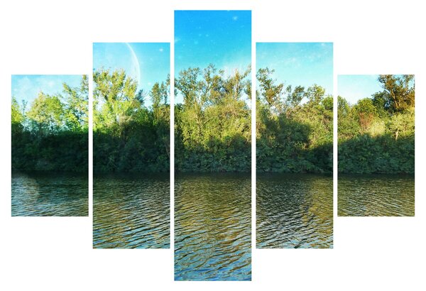 Slika - jezero (150x105 cm)