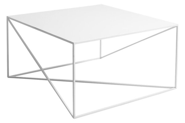 Bijeli stolić za kavu Custom Form Memo, 100 x 100 cm