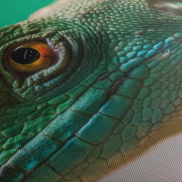Detaljna slika guštera (70x50 cm)