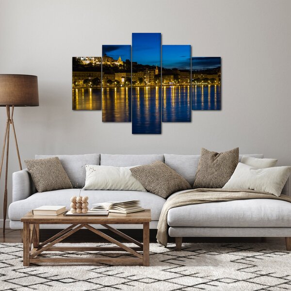 Slika noćnog grada (150x105 cm)