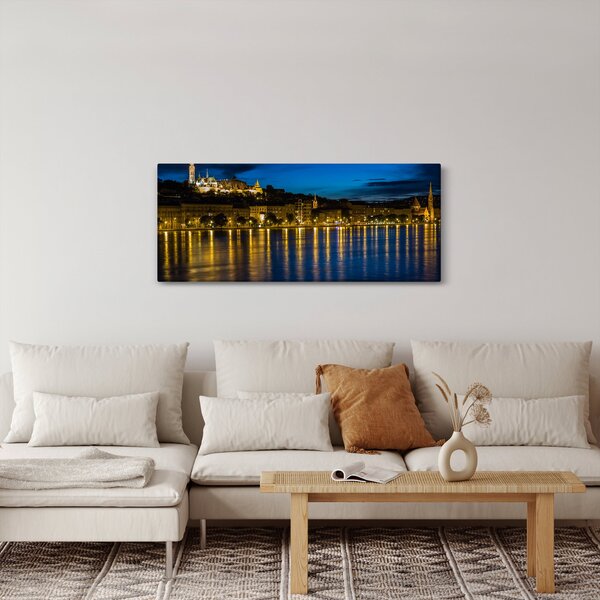Slika noćnog grada (120x50 cm)