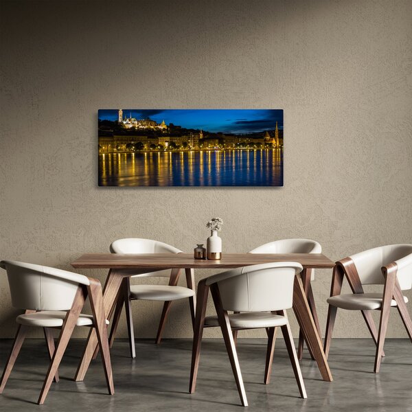 Slika noćnog grada (120x50 cm)