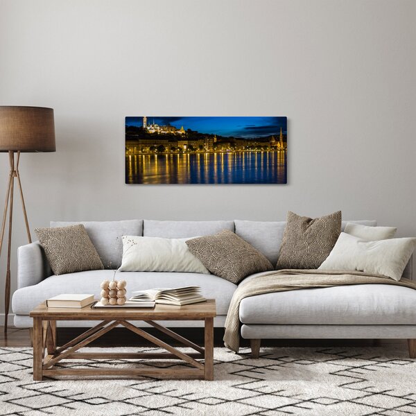 Slika noćnog grada (120x50 cm)