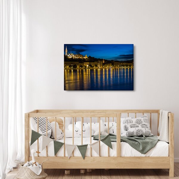 Slika noćnog grada (90x60 cm)