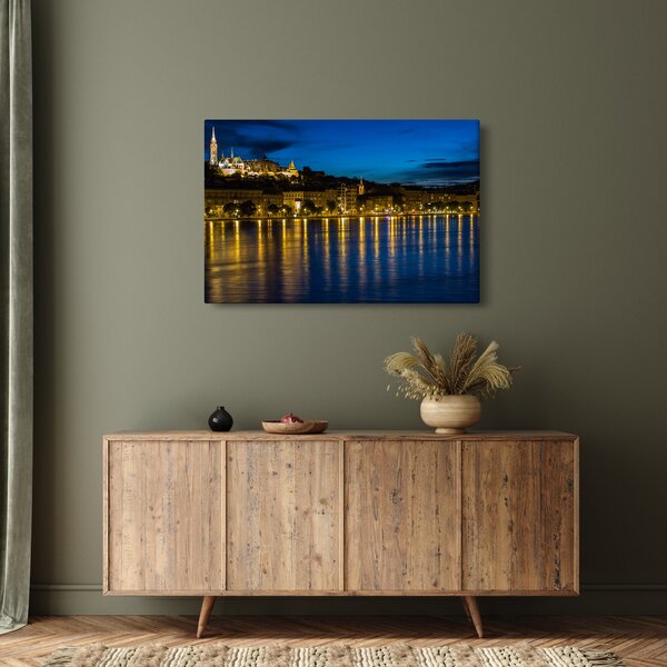 Slika noćnog grada (90x60 cm)
