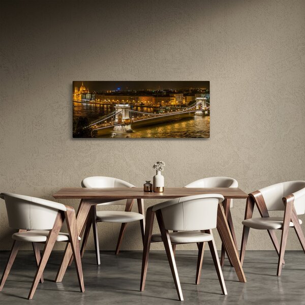 Slika noćnog grada (120x50 cm)
