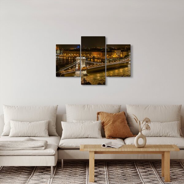 Slika noćnog grada (90x60 cm)