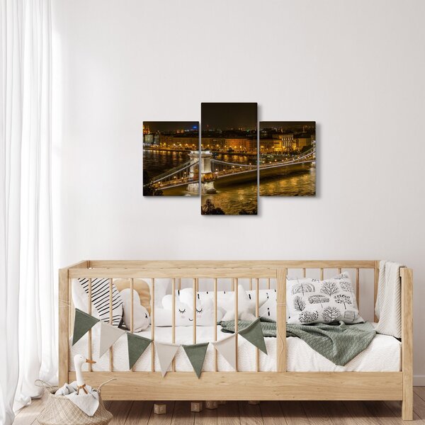 Slika noćnog grada (90x60 cm)