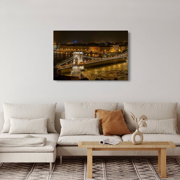 Slika noćnog grada (90x60 cm)