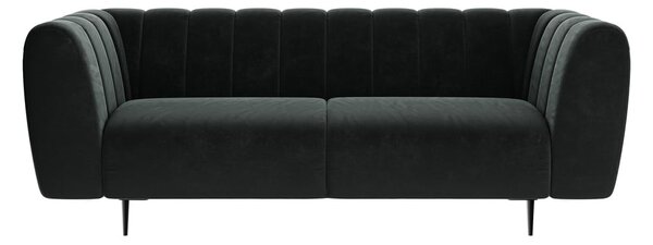 Tamno siva sofa od baršuna Ghado Shel, 210 cm