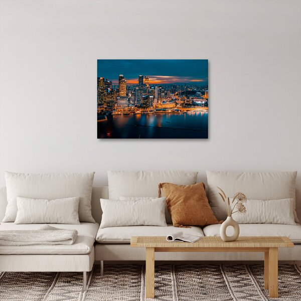 Slika noćnog grada (70x50 cm)
