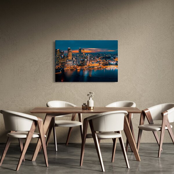 Slika noćnog grada (90x60 cm)