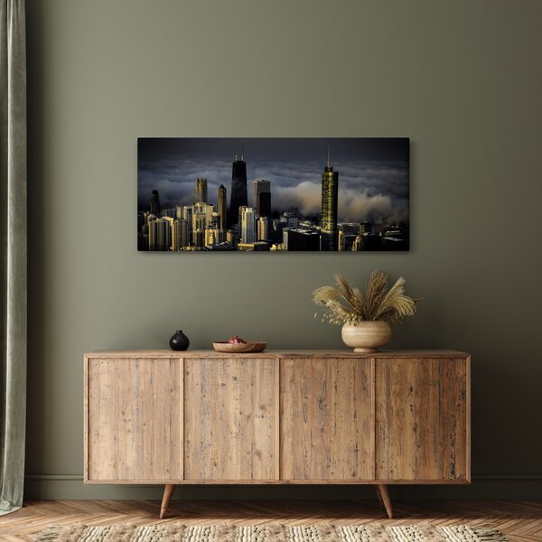 Slika grada u oblacima (120x50 cm)