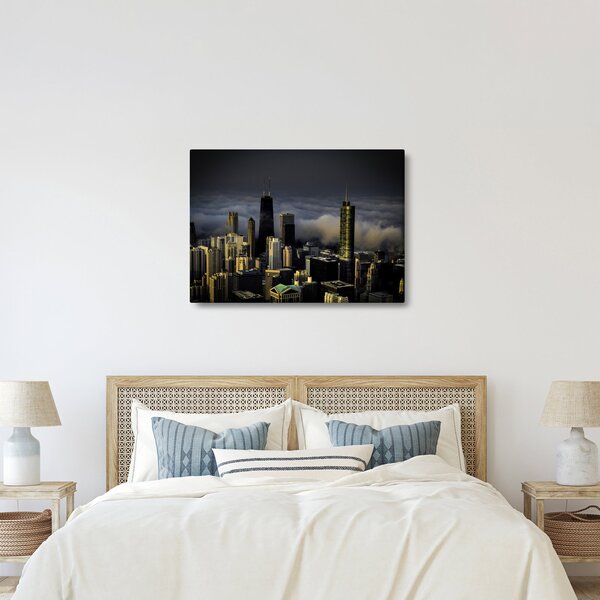 Slika grada u oblacima (70x50 cm)