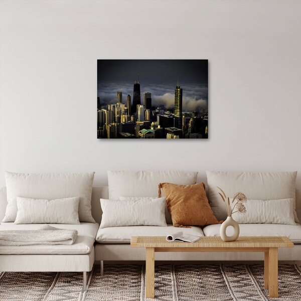 Slika grada u oblacima (70x50 cm)