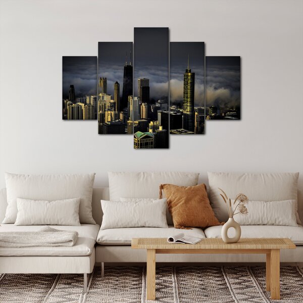 Slika grada u oblacima (150x105 cm)