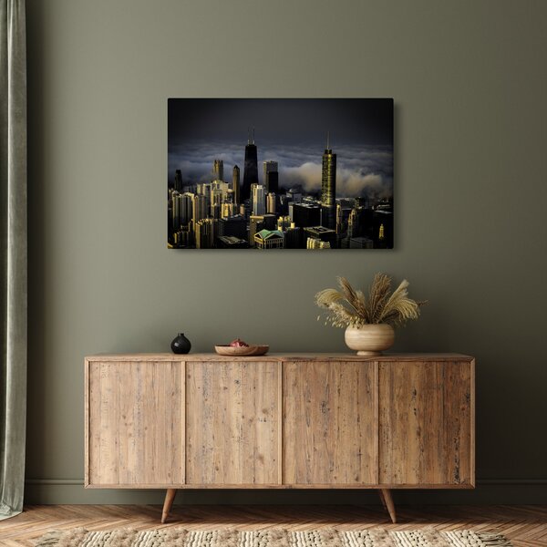 Slika grada u oblacima (90x60 cm)