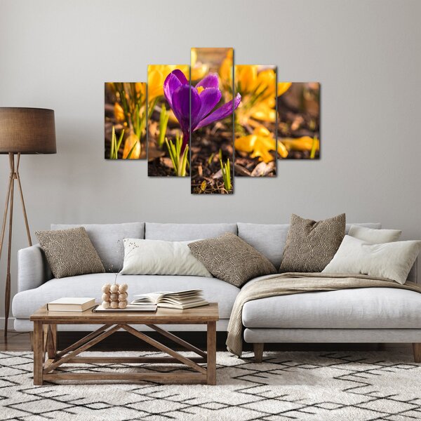 Slika ljubičastog cvijeta (150x105 cm)