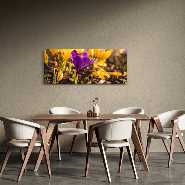 Slika ljubičastog cvijeta (120x50 cm)