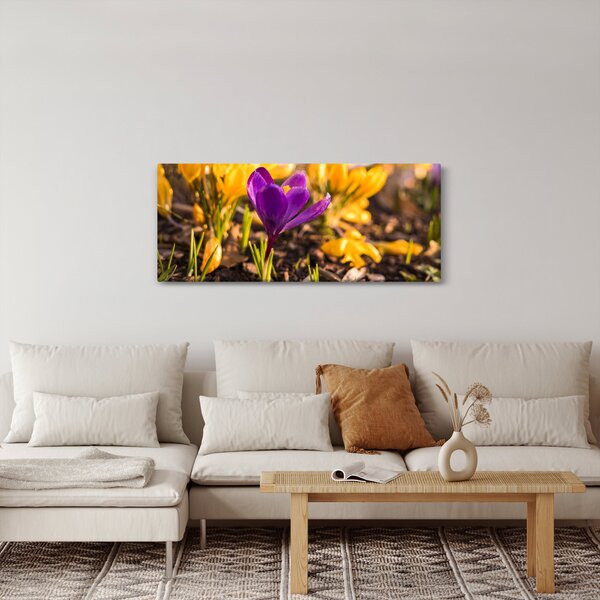 Slika ljubičastog cvijeta (120x50 cm)