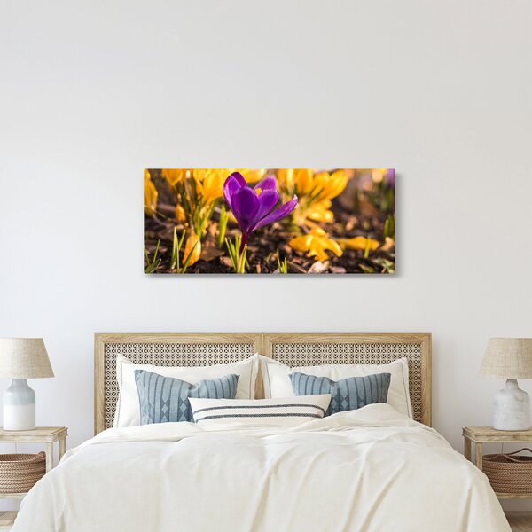 Slika ljubičastog cvijeta (120x50 cm)