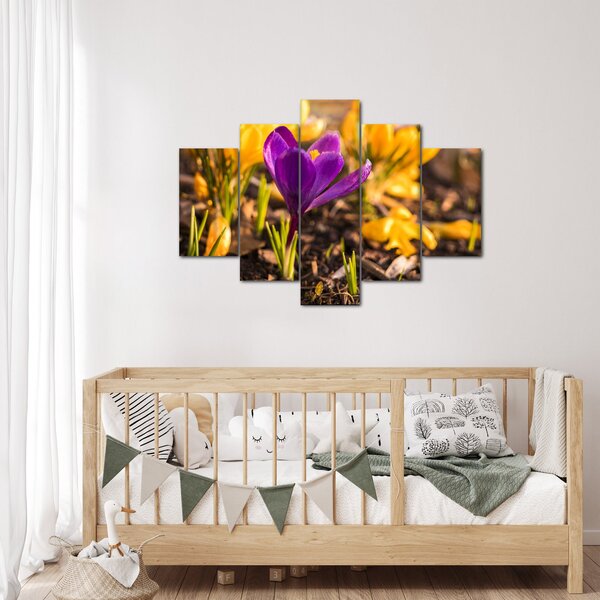 Slika ljubičastog cvijeta (150x105 cm)