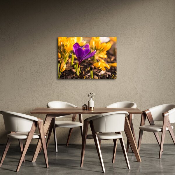 Slika ljubičastog cvijeta (70x50 cm)