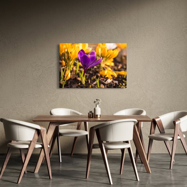 Slika ljubičastog cvijeta (90x60 cm)